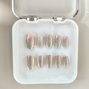 Iridescent Press-On Nails